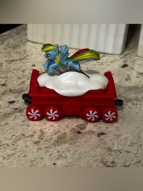 McDonald's Rainbow My Little Pony on Red Candy Train Car